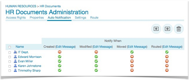 Auto Notification
