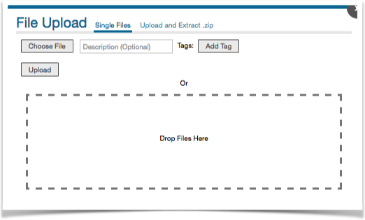 noodle intranet drag and drop file upload