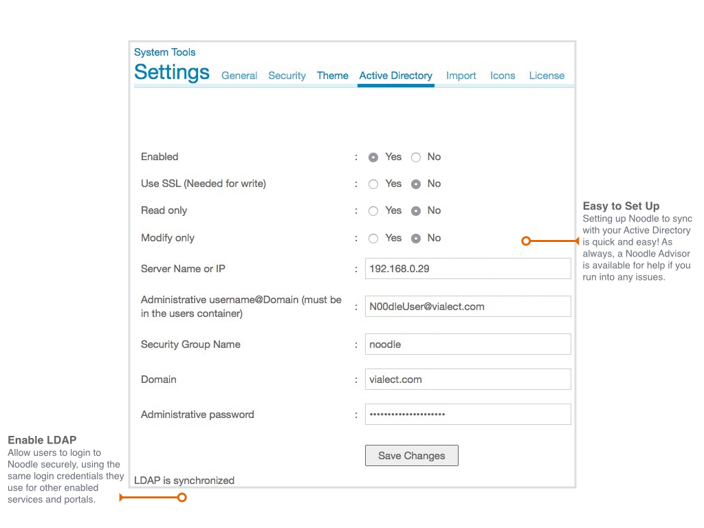 Active Directory Synchronization for your Intranet